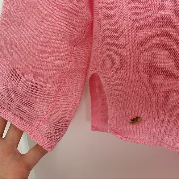 Lilly Pulitzer Pink Linen Alana Pullover XS - Picture 5 of 9